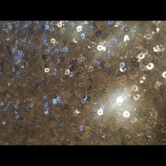 Glittering Silver Sequin Mini Dress! - Picture 6 of 8